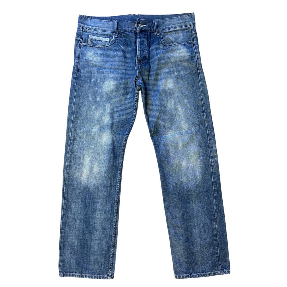 VTG A/X Armani Exchange 36 X 31 Jeans J101 Bootcut Faded Men Zip Fly Made In USA